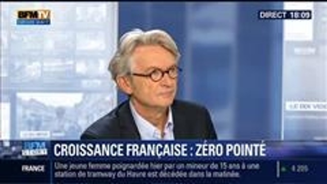BFM Story: La croissance française stagne au deuxième trimestre - 14/08