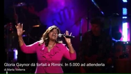 Gloria Gaynor non sale sul palco: la rabbia dei fan