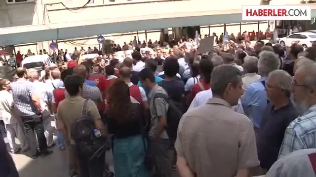 Taşeron İşçinin Öldüğü Hastane Önünde Protesto