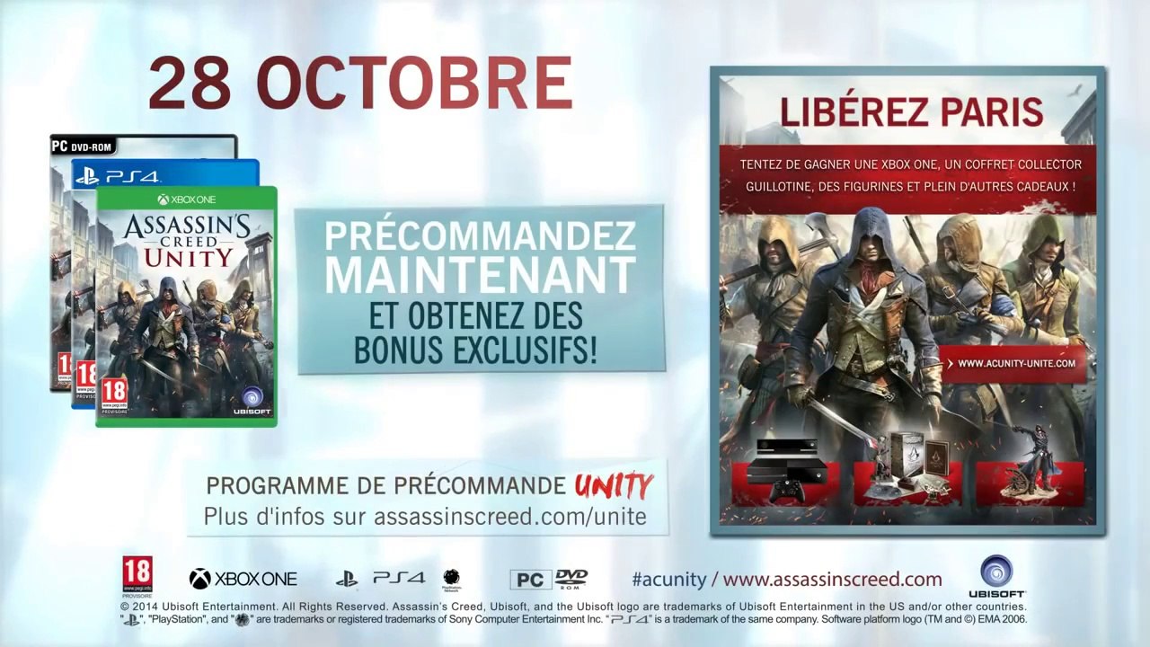 Assassin's creed Unity nous montre #Paris ! #UBI