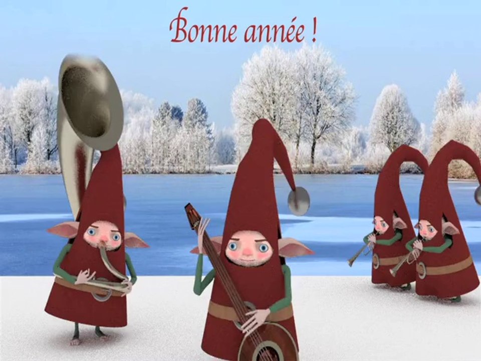 Carte postale animée