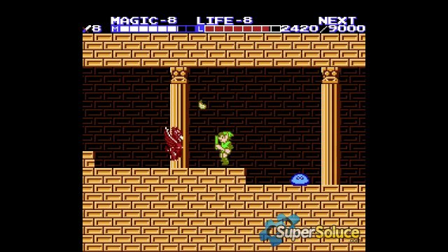 Soluce Zelda 2 The Adventure of Link : Grand Palais et Dark Link