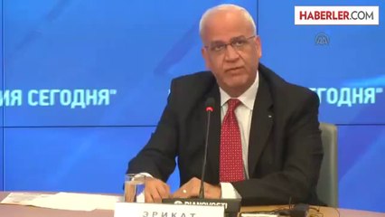 Filistin'in İsrail barış müzakereleri heyet başkanı Erekat -