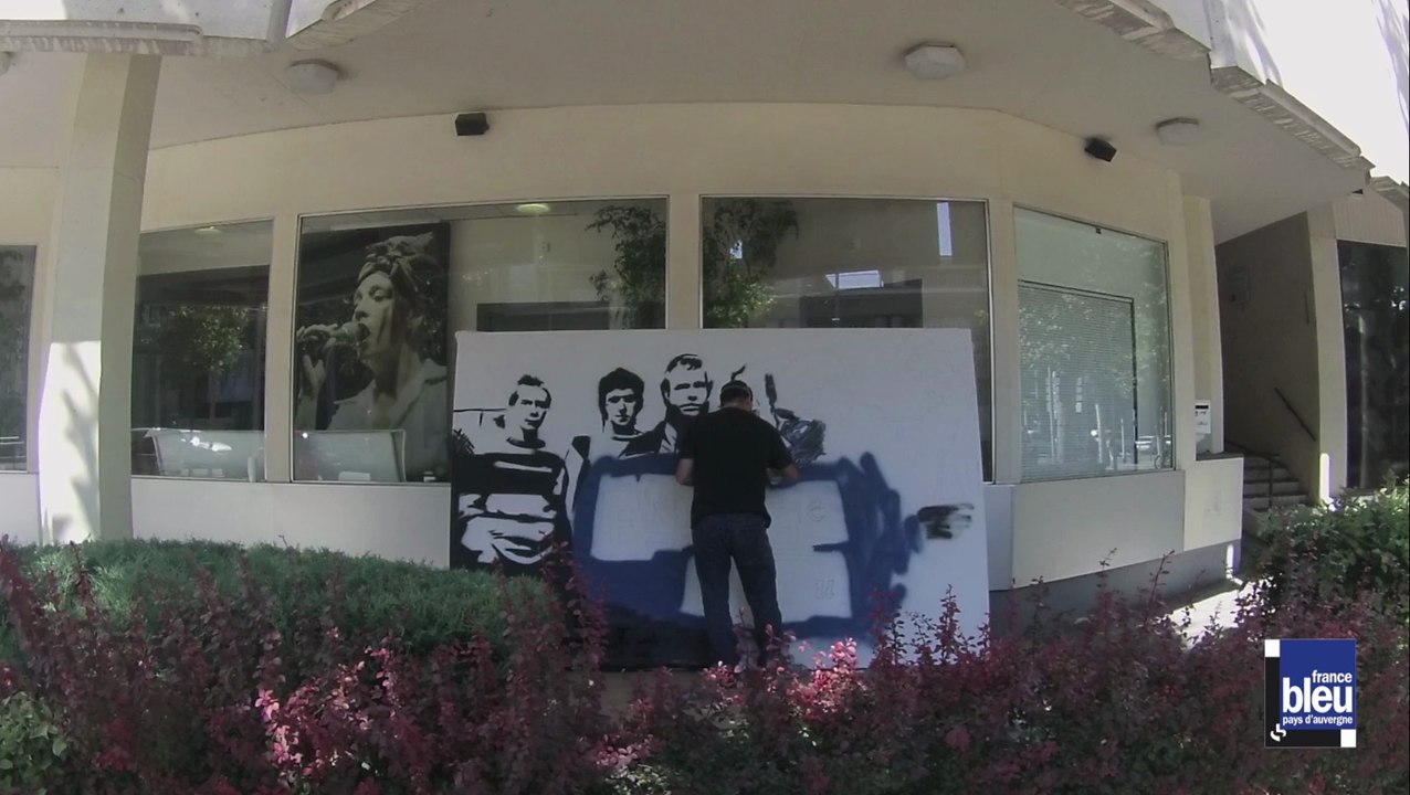 Keymi graffe pour France Bleu Pays d'Auvergne