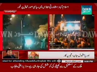 Crane lifts container