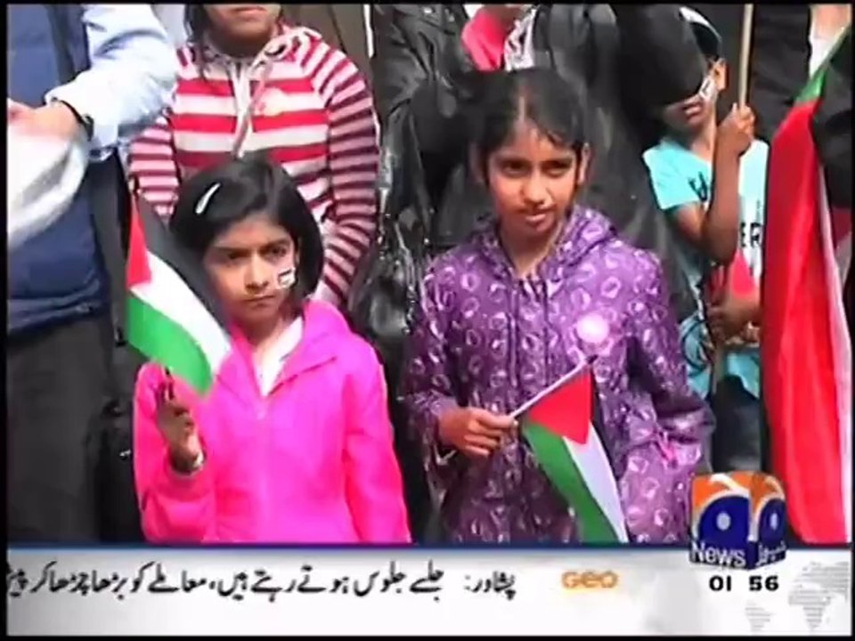 Gaza protest in Reading against Israel draws big crowd