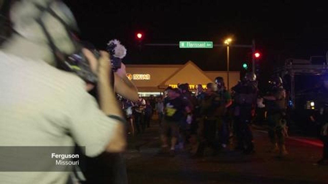 Ferguson at Night: 'All We Want Is Justice.'