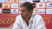 Conférence de presse GFC Ajaccio - AC Ajaccio (0-2) : Thierry LAUREY (GFCA) - Christian BRACCONI (ACAJ) - 2014/2015