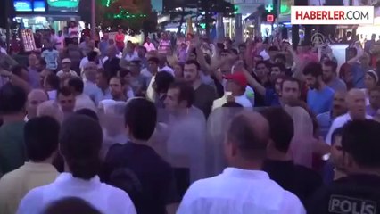 Lice'deki heykel gerginliği - HDP'lilerle vatandaşlar arbede -