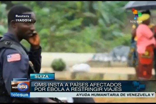 OMS: África debe evitar que infectados por ébola salgan de aeropuertos
