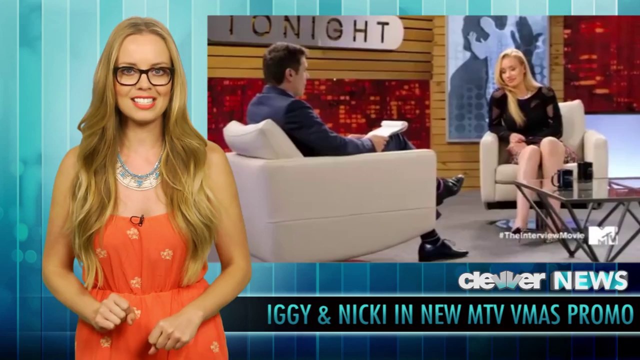James Franco Awkwardly Interviews Nicki Minaj & Iggy Azalea for MTV VMA