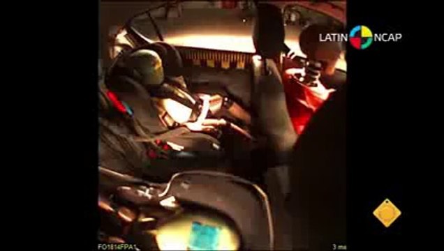 Latin Ncap 2014 - Fiat Palio sem airbags