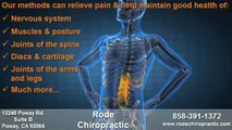 Chiropractic Relief Poway CA 92064 Rode Chiropractic