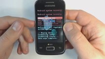 Samsung Galaxy Y Duos S6102 - How to remove pattern lock by hard reset