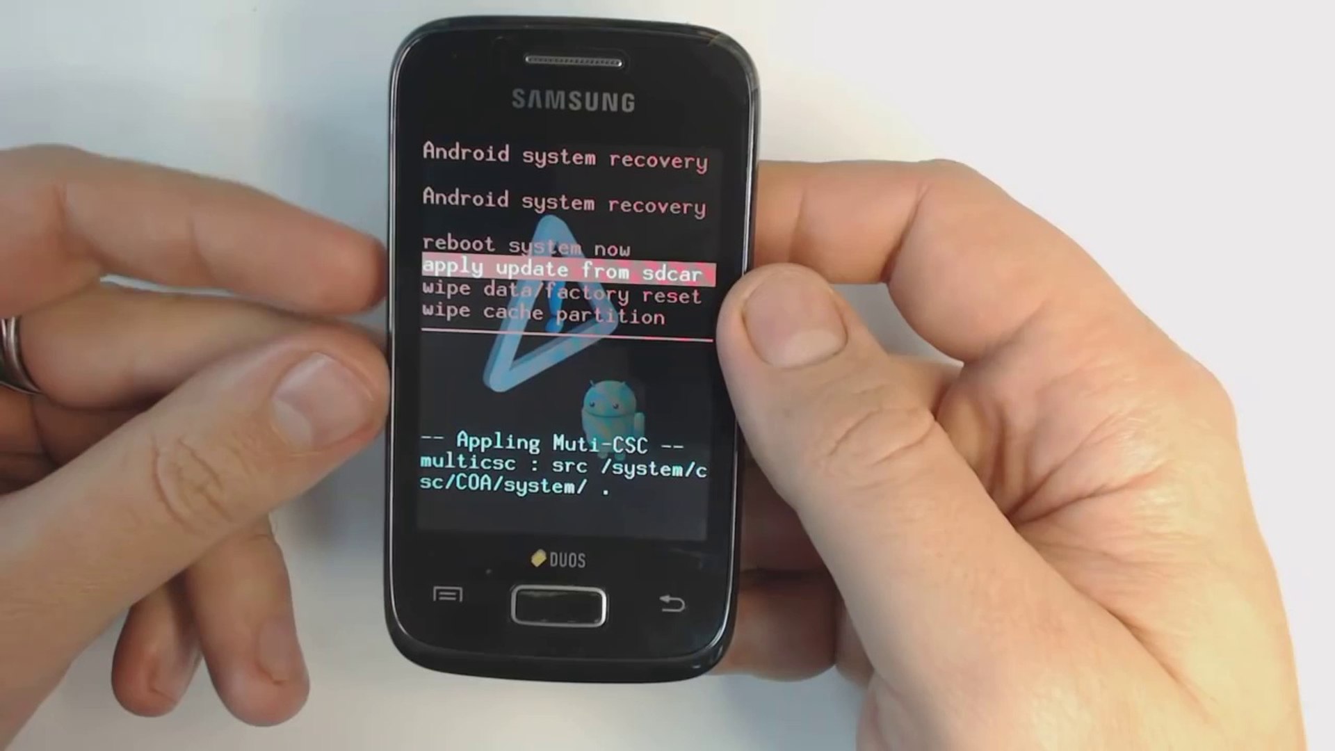 Samsung Galaxy Y Duos S6102 hard reset - Dailymotion Video