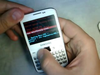 Samsung Galaxy Y Pro B5510 hard reset