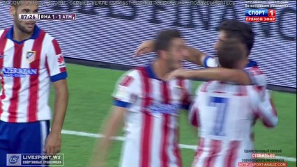 R.Garcia goal (Real Madrid 1-1 Atletico Madrid ) HD