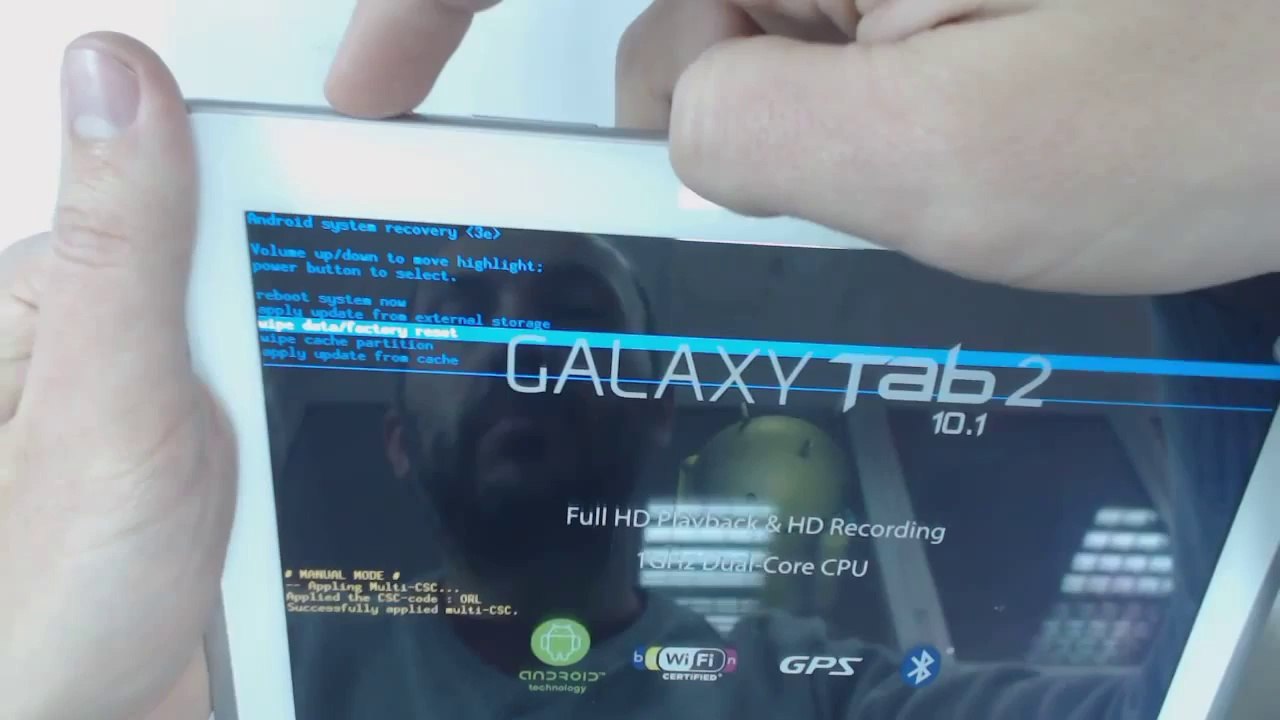 Samsung Glaxy Tab 2 10 1 P5100 Hard Reset Dailymotion Video
