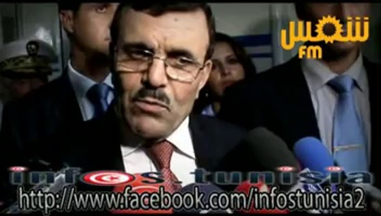 علي العريض في زيارته للأمنيين المصابين _ _لن أتردد