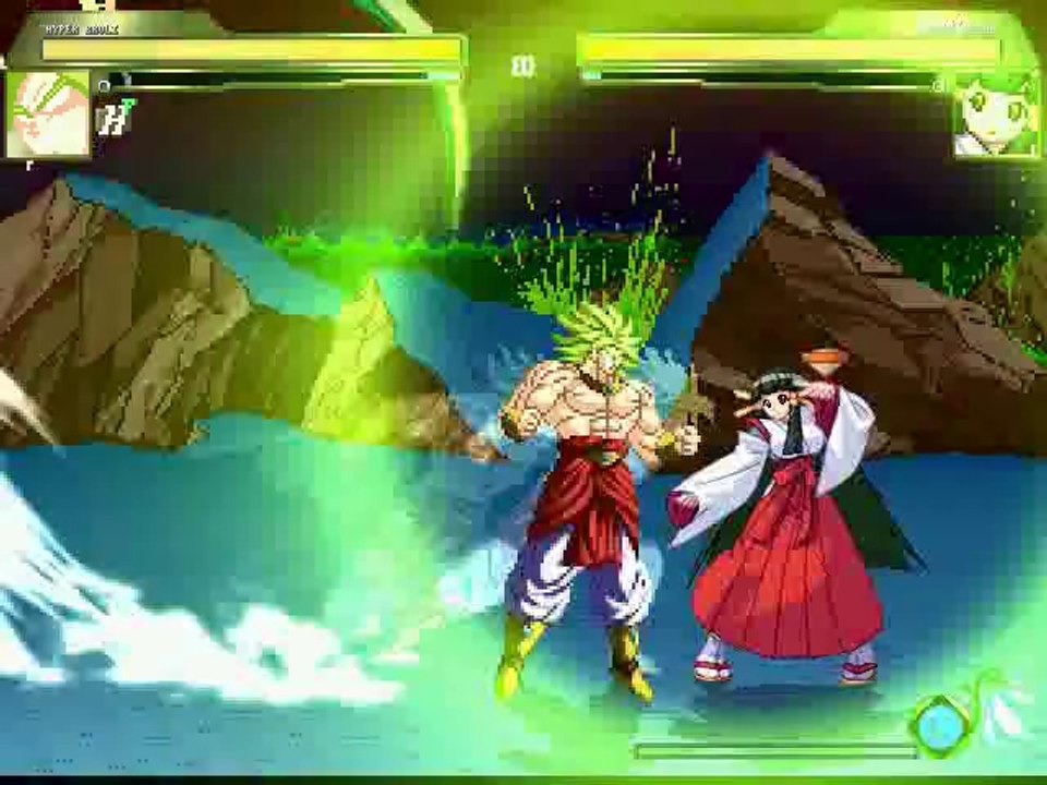 ブロリーが春日 舞織をボコるMUGENリョナ動画 Ryona MUGEN broly Maori_Kasuga アルカナハート_1