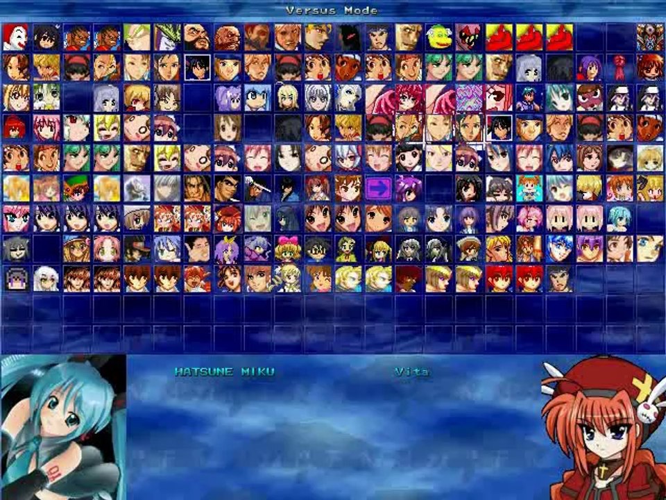 初音ミクがヴィータをボコるMUGENリョナ動画 Ryona MUGEN hatune miku vita 魔法少女リリカルなのは_1