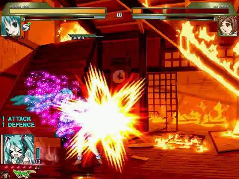 初音ミクが木之本桜をボコるMUGENリョナ動画 Ryona MUGEN hatune miku kinomoto sakura カードキャプターさくら_1