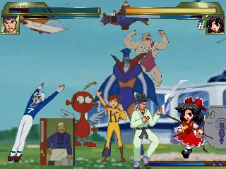 カンフーマンが博麗霊夢にしばかれるMUGEN逆リョナ動画 Reverse Ryona Movie 東方Project_1