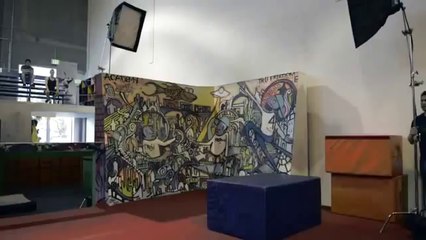 Arrow Actor Training for His Stunts