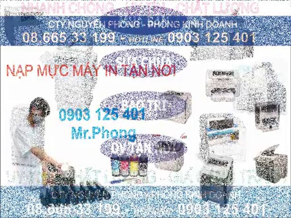 Cung Cấp, Sửa Chữa, Nạp Mực Máy In - Fax - Photocopy Quận 1,2,3,4,5,6,7,8,9,Phú Mỹ Hưng, Nhà Bè, Bình Chánh