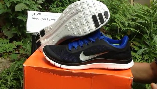 Nike Free 3.0 V5 Men Royal Blue Black Shoes For Sale Review * kicksgrid1.ru *