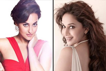 Sonakshi copies Madhuri's look in Tevar
