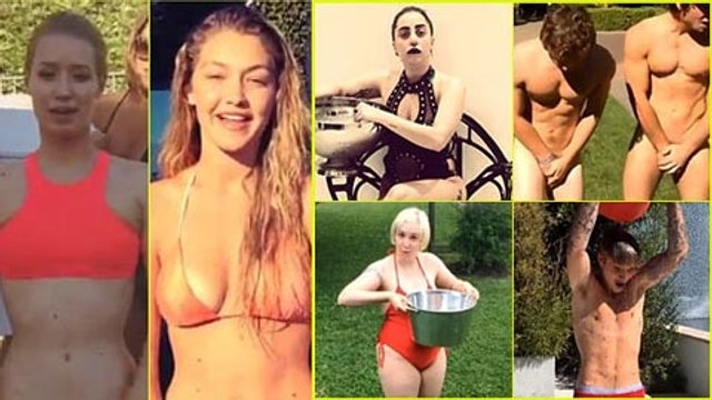 ALS Ice Bucket Challenge One Direction, Justin Bieber, Robert Downey Jr, Rock, Oprah Winfrey & More