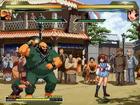 チャン・コーハンとチョイ・ボンゲが涼宮ハルヒをボコるMUGENリョナ動画 Ryona MUGEN suzumiya haruhi_1