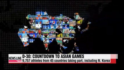 One month to go before start of Asian Games Incheon 2014