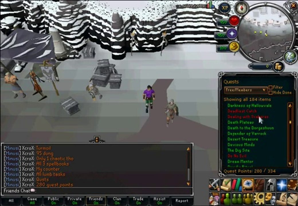 PlayerUp.com - Buy Sell Accounts - Selling runescape account 129 combat (turmoil, chaotic, 5 99s)