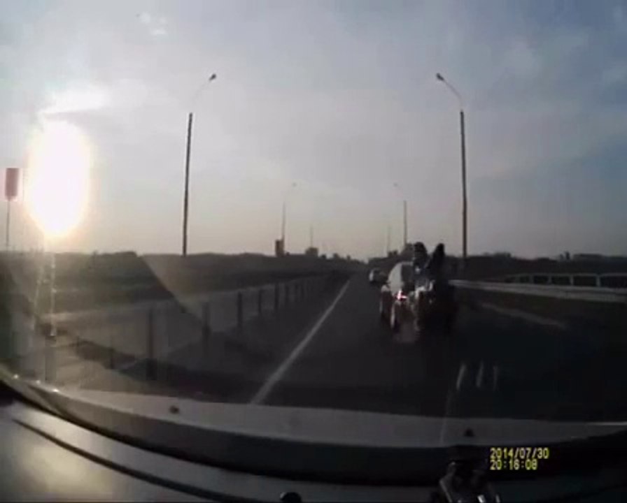 Fartowny motocyklista