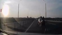 Fartowny motocyklista