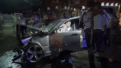 Aşırı hız kazaya sebep oldu