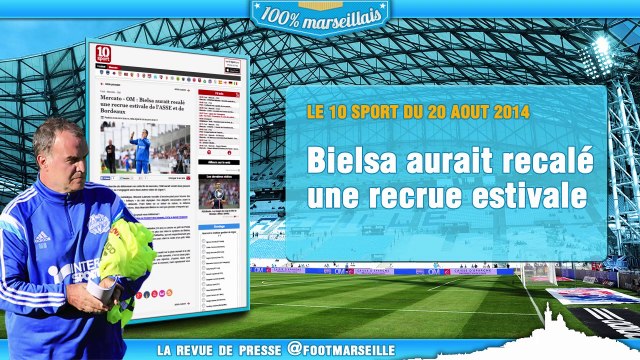 OM : Bielsa recale des recrues, qui tire les ficelles ? La revue de presse de l'Olympique de Marseille !