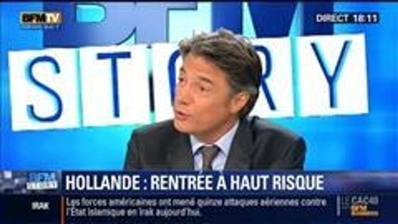 BFM Story: La rentrée s'annonce à haut risque pour François Hollande - 18/08
