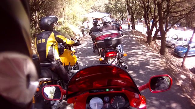 trajet du camping aux gorges d'Heric 15/08/2014