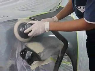 sonotoxemay - sơn sửa ô tô bước 6: Làm tinh matit p240 - p400