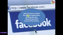 Facebook: Delete search history from android phone