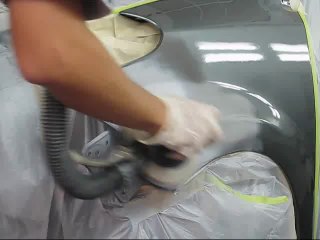 kansaipaintvietnam - hướng dẫn sơn ô tô bước 16:  Làm tinh sơn lót P400