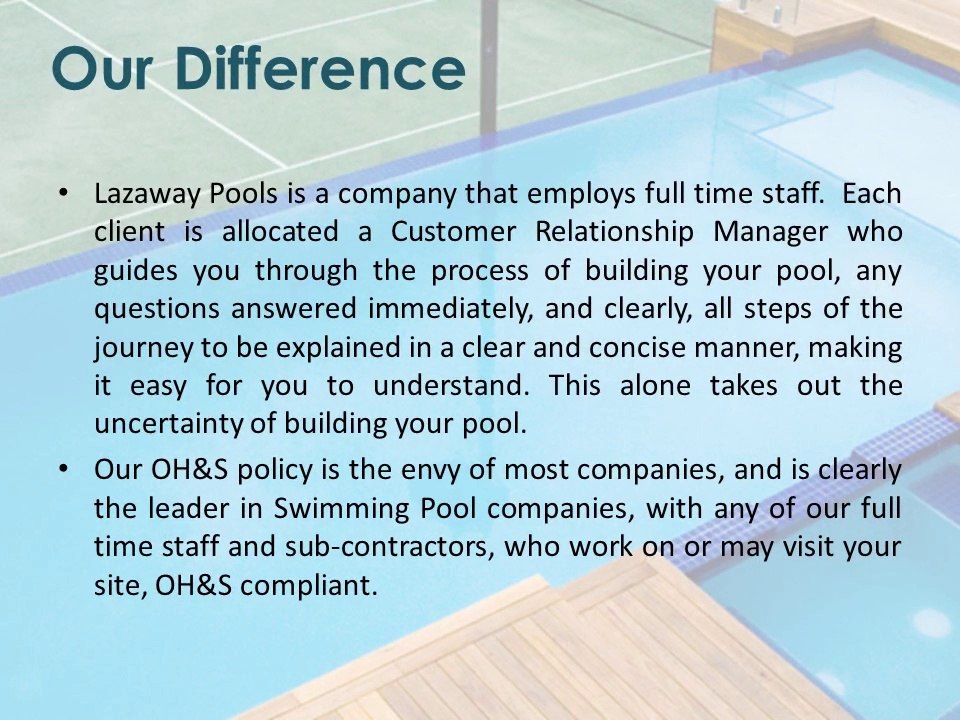 Lazaway Pool & Spa - A Pool for Only Your Backyard