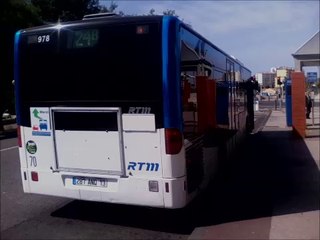 [Sound] Bus Mercedes-Benz Citaro n°978 de la RTM - Marseille sur les lignes 24, 24 B, 24 S et 24 T