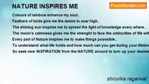 shruvika ragarwal - NATURE INSPIRES ME