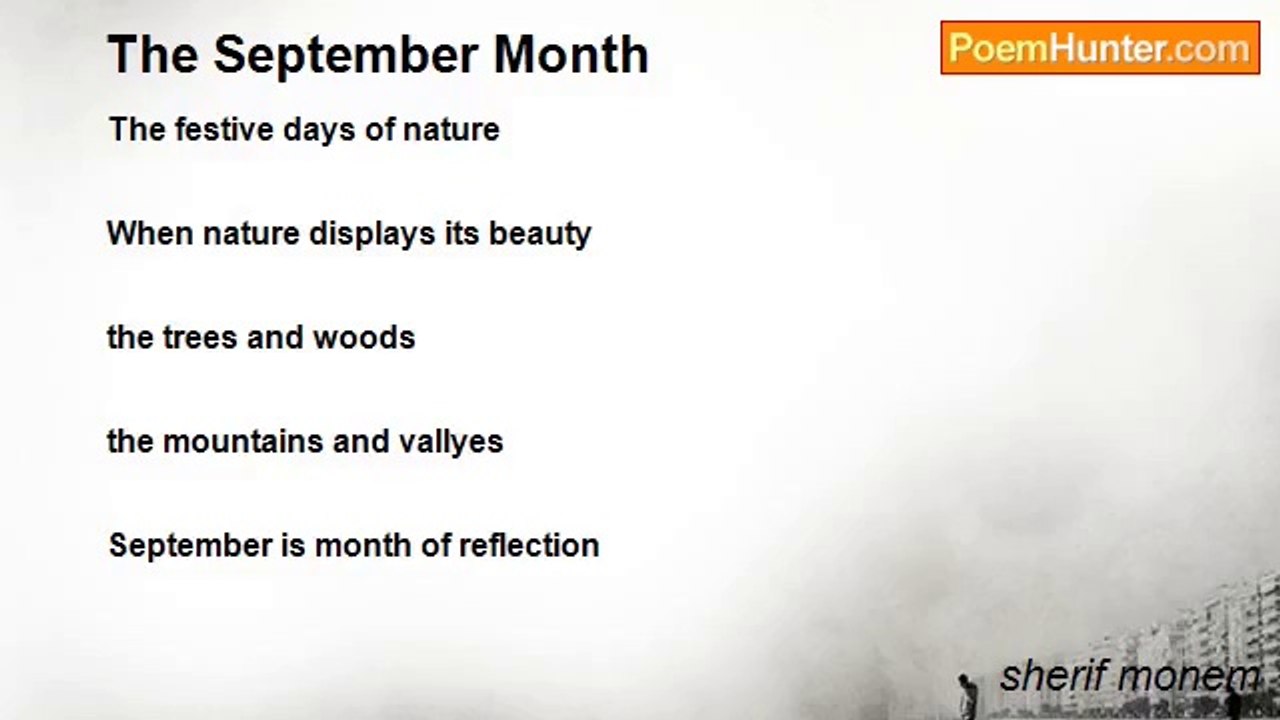 sherif monem - The September Month