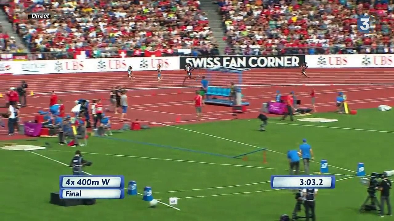 L'incroyable remontée de Floria Guei aux Championnats d'Europe d'Athletisme à Zurich