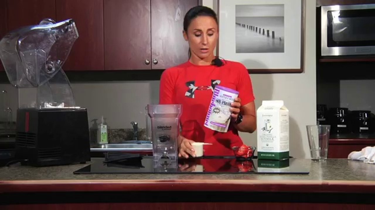 How to Make a Healthy Shake With Strawberries, Bananas & Milk _ Shape Up